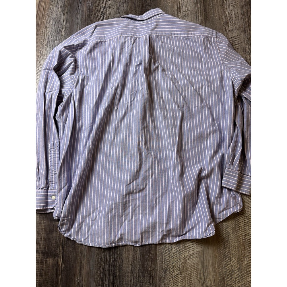 Ralph Lauren Shirt Mens 2XB Classic Fit Striped Pony Long Sleeve Button Down - Picture 7 of 8